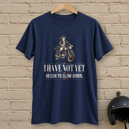 John Paul Jones Not Yet Begun T-Shirt - Navy - brick