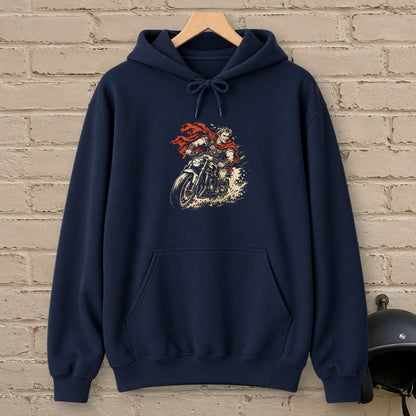 Julius Caesar Rides Hoodie - Navy - brick