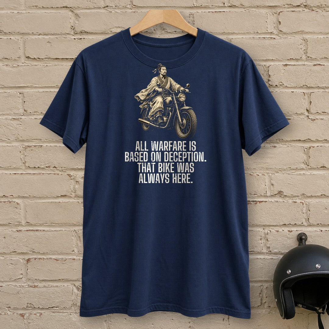 Sun Tzu Always Here T-Shirt - Navy - brick