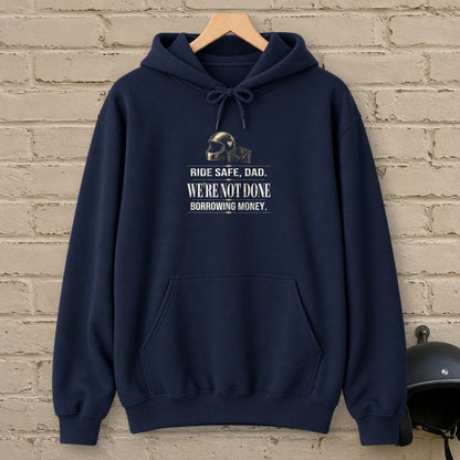 Ride Safe Dad Hoodie - Navy - brick