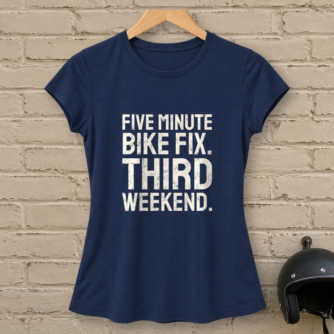 Five Minute Fix Women's T-Shirt - Navy - brick