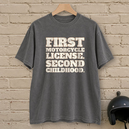Second Childhood Premium T-Shirt - Pepper - brick