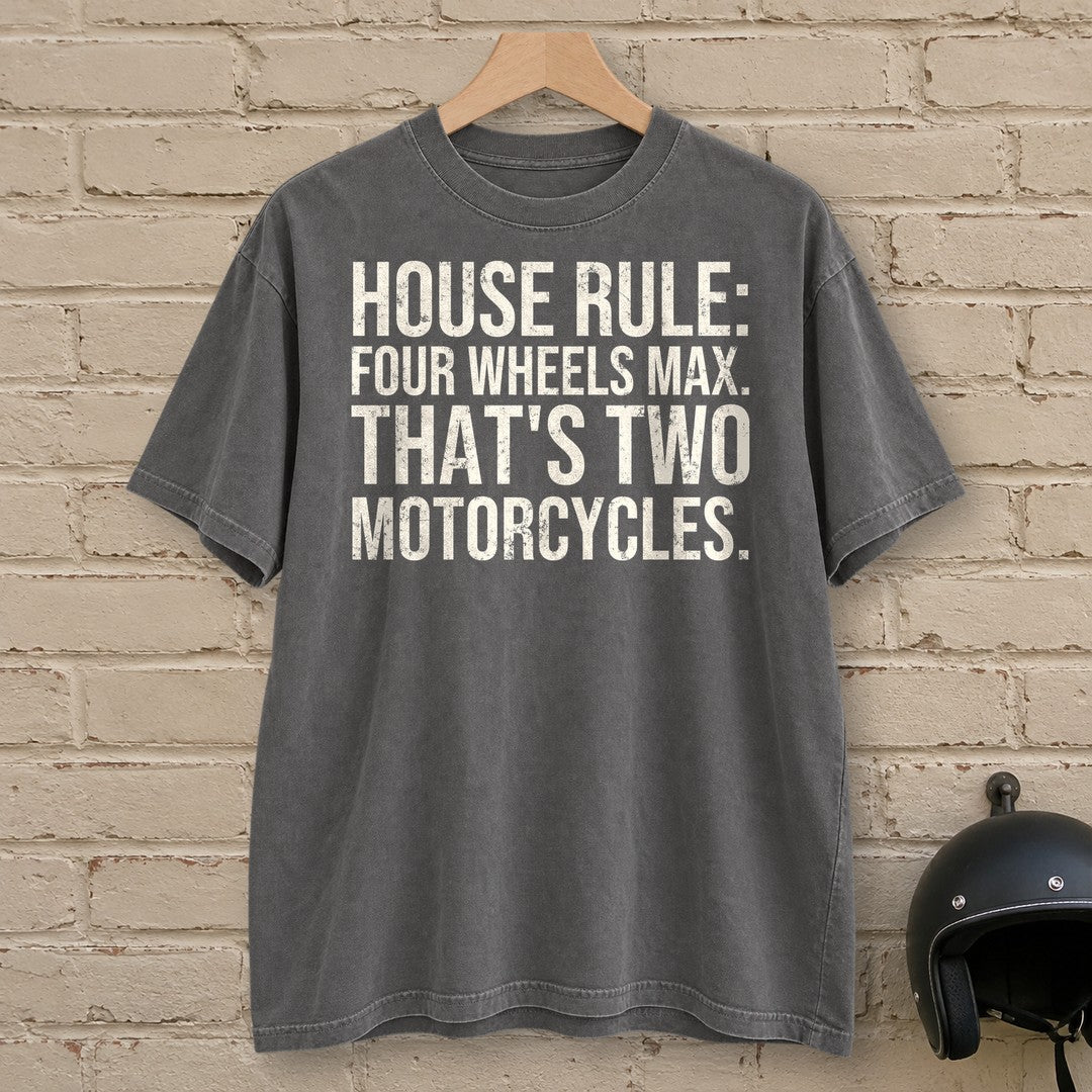 Four Wheels Max Premium T-Shirt - Pepper - brick