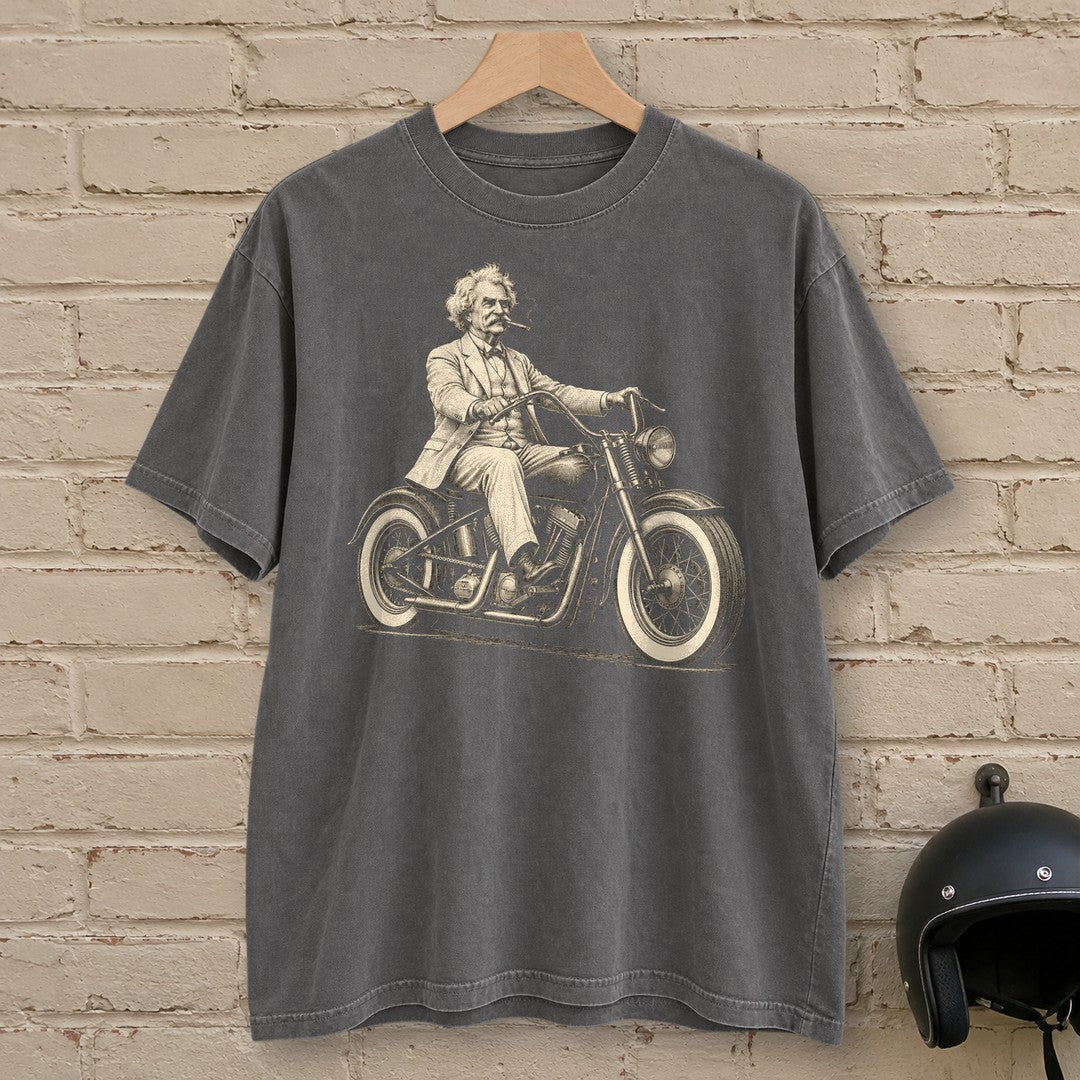 Mark Twain Cruiser Premium T-Shirt - Pepper - brick