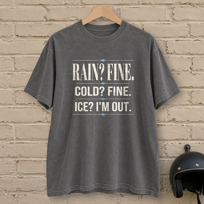 Ice I'm Out Premium T-Shirt - Pepper - brick