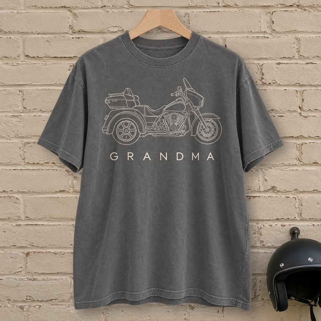 Trike Grandma Premium T-Shirt - Pepper - brick