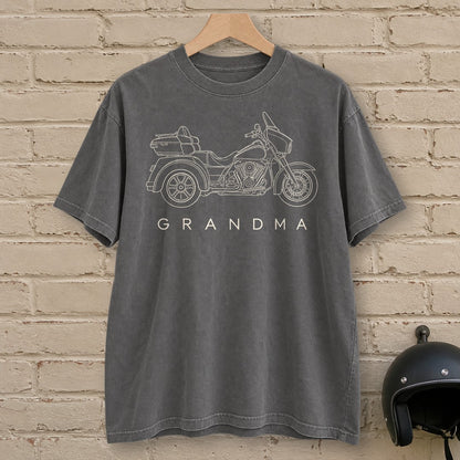 Trike Grandma Premium T-Shirt - Pepper - brick